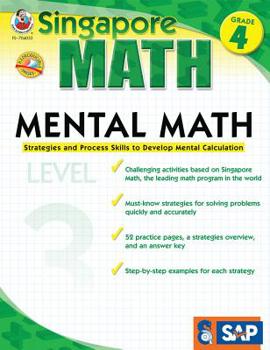 Mental Math, Grade 4: Strategies and Process Skills to Develop Mental Calculation